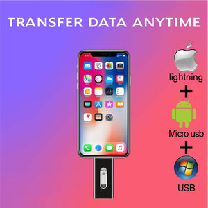 iPhone Compatible Flash Drive in 3 Colours - 8GB, 32GB or 64GB_5