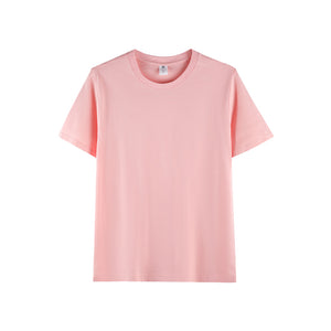 4 Packs Solid Color T-shirt Short Sleeve Crew Neck Casual Top_9