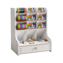 Large Capacity DIY Pen Holder Box Desktop Stationary Storage Rack_9