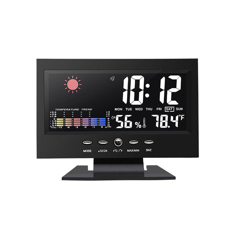 Voice Control Digital Weather Clock With Backlight_1
