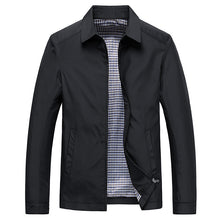 Spring Autumn Thin Section Business Lapel Casual Bomber Jacket_1
