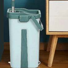 Wet or Dry Usage Hands-Free Mopping System with Bucket and Microfiber Pads_4