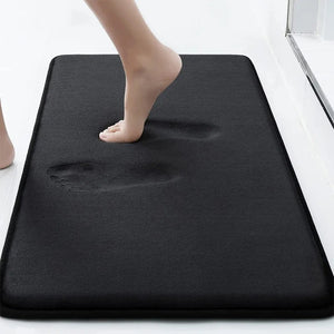 Super Absorbent Memory Foam Floor Mat Non-Slip Bathroom Rug_5