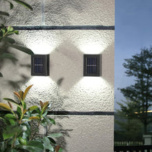 Solar Powered Up and Down Spot Lights Outdoor Wall Light_1