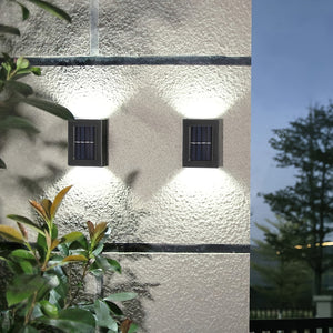 Solar Powered Up and Down Spot Lights Outdoor Wall Light_1
