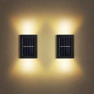Solar Powered Up and Down Spot Lights Outdoor Wall Light_5