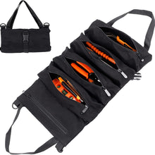 Canvas Tool Organizer Car First Aid Kit Wrap Roll Storage Case_5