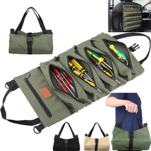 Canvas Tool Organizer Car First Aid Kit Wrap Roll Storage Case_6