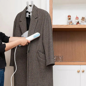 Height Adjustable Garment Foldable Standing Garment Hanger for Steaming Clothes_1