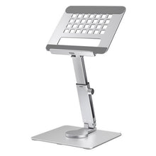 Aluminum Tablet Stand 360°Rotating Folding Adjustable Desk Holder_5