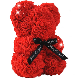 25cm Artificial Flowers Rose Bear Girlfriend Anniversary Gift_7