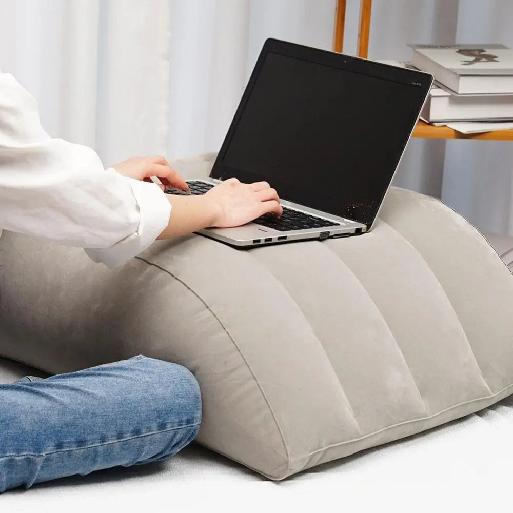 Portable Inflatable Wedge Pillow Knee Cushion For Travel_0
