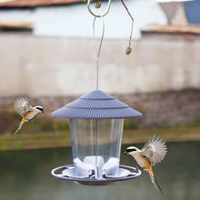 Outdoor Bird Feeder Hanging Nut Feeding Multiple Hole Dispenser Holder Food Container_1