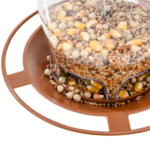 Outdoor Bird Feeder Hanging Nut Feeding Multiple Hole Dispenser Holder Food Container_5