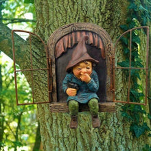 Garden Statue Elf Go Out Tree Hug Suitable for Courtyard Porch Garden Decoration_1