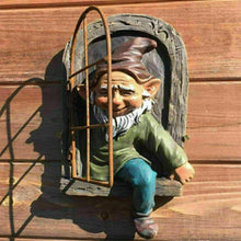 Garden Statue Elf Go Out Tree Hug Suitable for Courtyard Porch Garden Decoration_4