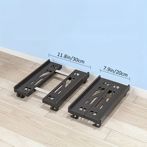 Ventilated Computer Tower Stand Mobile PC Tower Stand with 4 Caster Wheels_8