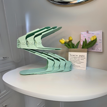 7 Pcs Double-Layer Integrated Adjustable Plastic Shoe Rack_10