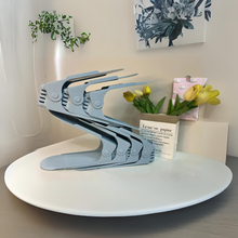 7 Pcs Double-Layer Integrated Adjustable Plastic Shoe Rack_13