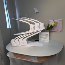 7 Pcs Double-Layer Integrated Adjustable Plastic Shoe Rack_14