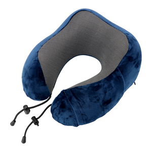 Soft Travel Pillow U Shaped Travel Memory Foam Neck Cushion_9