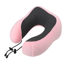 Soft Travel Pillow U Shaped Travel Memory Foam Neck Cushion_11