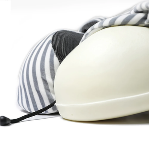 Soft Travel Pillow U Shaped Travel Memory Foam Neck Cushion_4