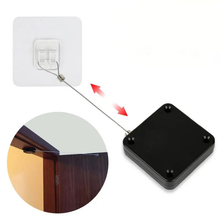 No Punching Automatic Door Closer Surface Door Stop Pull Cord_2