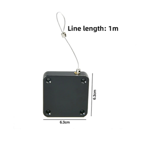 No Punching Automatic Door Closer Surface Door Stop Pull Cord_9