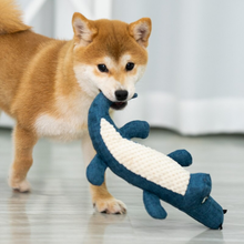 Pet Chew Toys Interactive Cartoon Plush Alligator Shape Dog Grinding Teeth Training Supplies_2