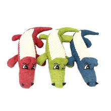 Pet Chew Toys Interactive Cartoon Plush Alligator Shape Dog Grinding Teeth Training Supplies_3