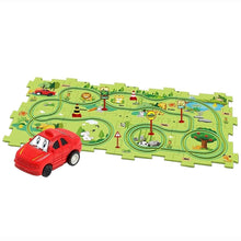 Electric DIY Car Track Puzzle Play Set for Kids - Battery Powered_4