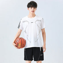 Universal Gym Training Marathon Workout Athletic Sets with Short and T-shirt_9