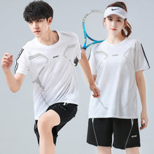 Universal Gym Training Marathon Workout Athletic Sets with Short and T-shirt_5