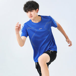 Universal Gym Training Marathon Workout Athletic Sets with Short and T-shirt_7