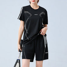 Universal Gym Training Marathon Workout Athletic Sets with Short and T-shirt_8