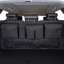 9 Pockets Oxford Back Seat Car Trunk Hanging Storage Bag Organizer_1