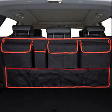 9 Pockets Oxford Back Seat Car Trunk Hanging Storage Bag Organizer_2