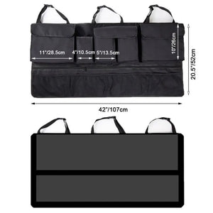 9 Pockets Oxford Back Seat Car Trunk Hanging Storage Bag Organizer_5