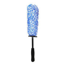 Plush Car Wheel Hub Brush Anti-Slip Plastic Handle_4