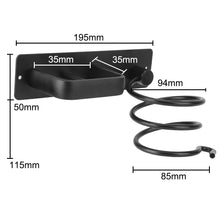Wall Mounted Hair Dryer Holder Rack_4