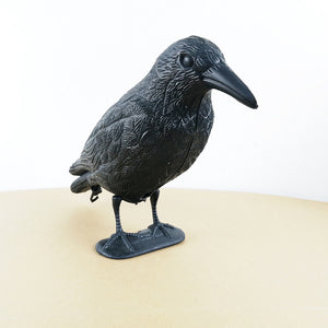 Simulation Black Crow Raven Pigeon Repellent_3