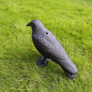 Simulation Black Crow Raven Pigeon Repellent_2