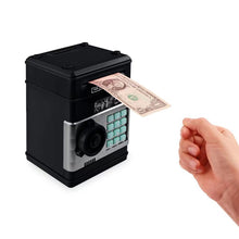 Electronic Piggy Bank Mini Safe Coins Cash Password Counter_0