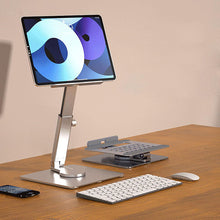 Aluminum Tablet Stand 360°Rotating Folding Adjustable Desk Holder_2