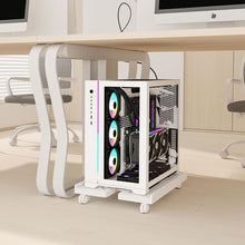 Ventilated Computer Tower Stand Mobile PC Tower Stand with 4 Caster Wheels_7