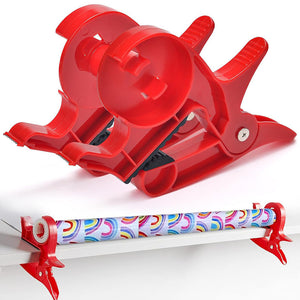 Tabletop Gift Wrapping Tool Clamp Solution Integrated Tape Dispenser_0