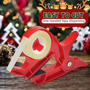 Tabletop Gift Wrapping Tool Clamp Solution Integrated Tape Dispenser_2