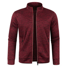 Men Zip Up Stand Collar Lightweight Workout Jacket_9