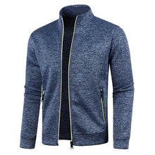 Men Zip Up Stand Collar Lightweight Workout Jacket_4